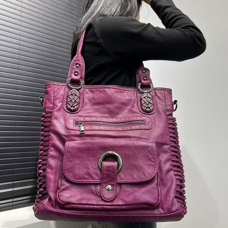 Luxury Bags Tote - Bolsa de motociclista feminina, luxuosa e
