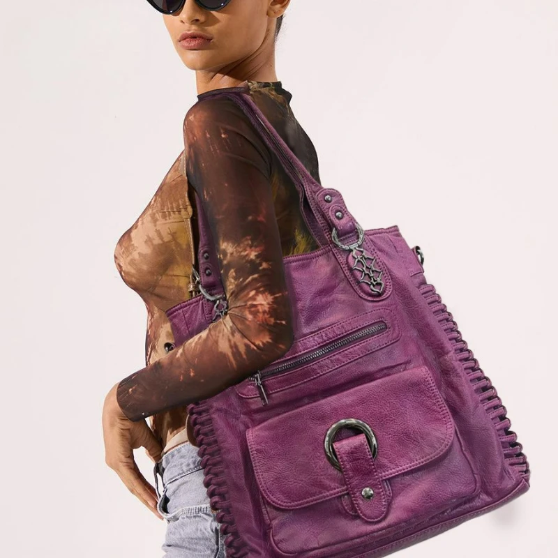 Bolsa de motociclista feminina - Luxury Bags Tote avaliação e preço