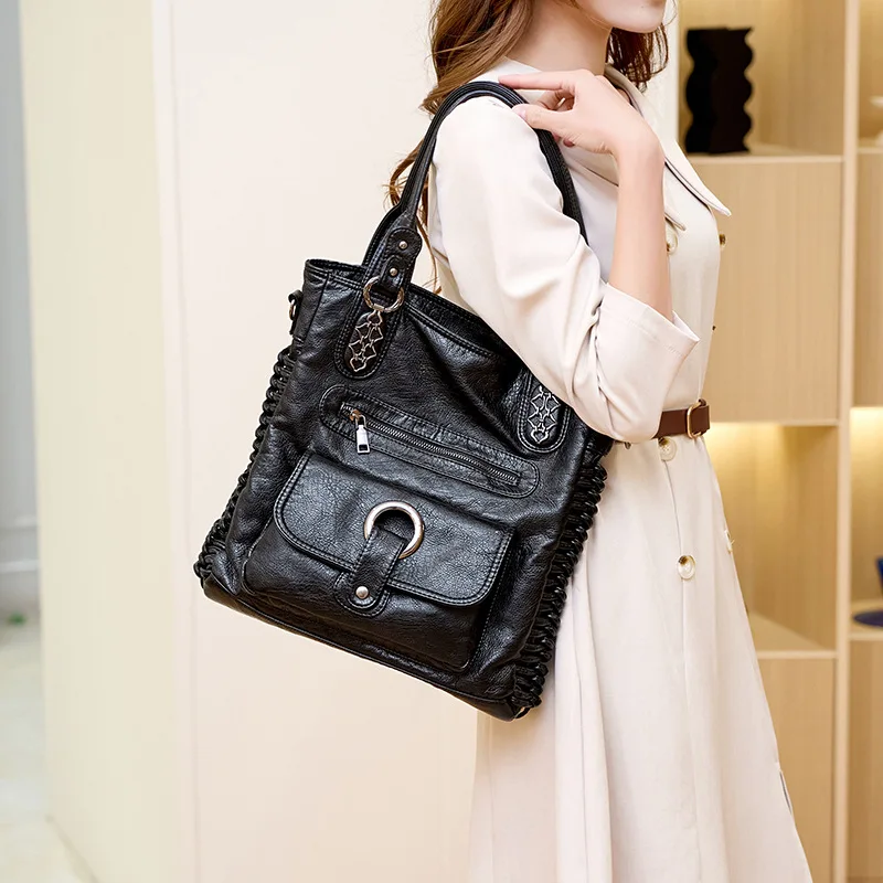 Bolsa de motociclista feminina - Luxury Bags Tote avaliação e preço
