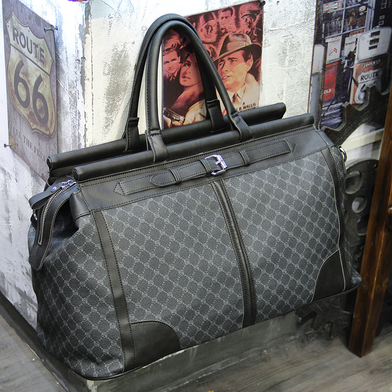 Moda xadrez saco de viagem mas - Luxury Bags Tote avaliação e preço