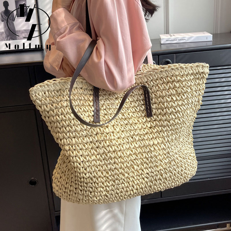 Bolsas Tote de Palha Trançada, - Luxury Bags Tote avaliação e preço