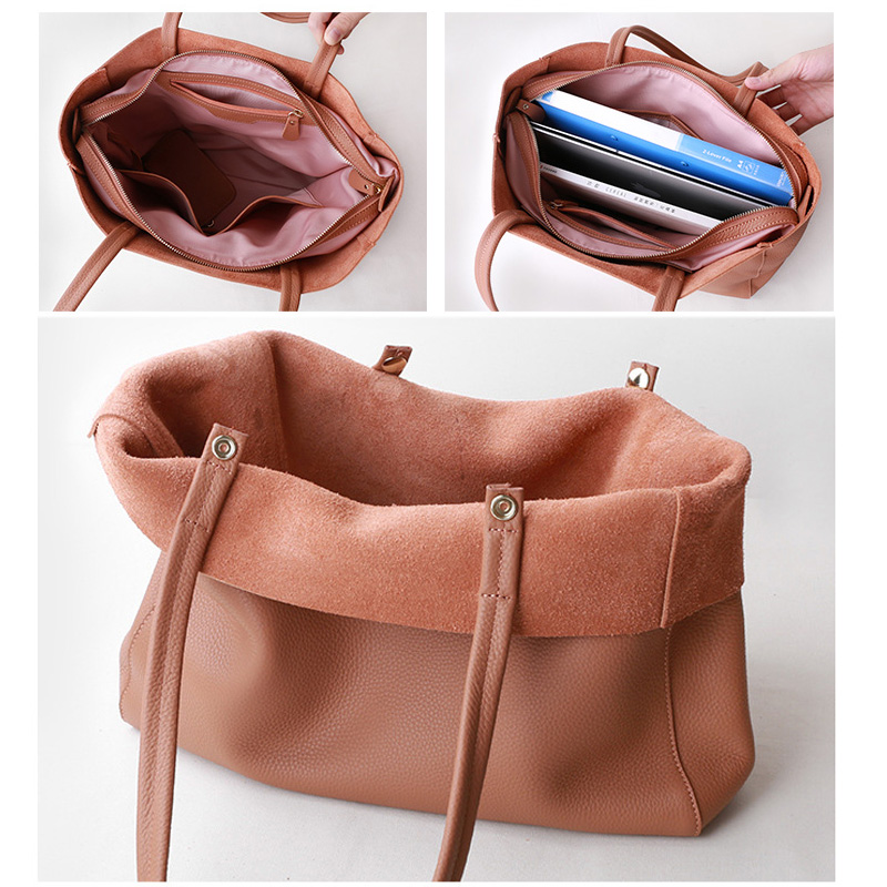 Bolsa de couro genuíno para mu - Luxury Bags Tote avaliação e preço