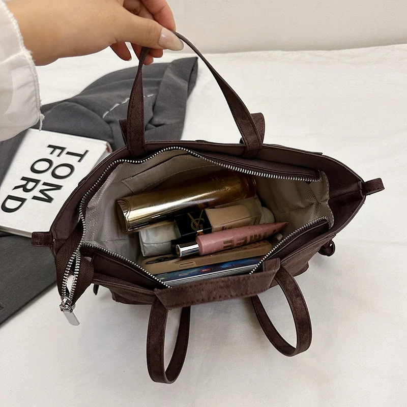 Luz de luxo sólido pu ferrolho - Luxury Bags Tote avaliação e preço